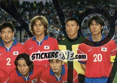 Figurina Team photo - FIFA World Cup Korea/Japan 2002 Opening Series - Panini