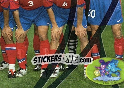 Sticker Team photo - FIFA World Cup Korea/Japan 2002 Opening Series - Panini