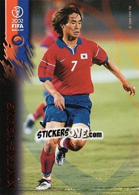Sticker Kim Tae-Young - FIFA World Cup Korea/Japan 2002 Opening Series - Panini
