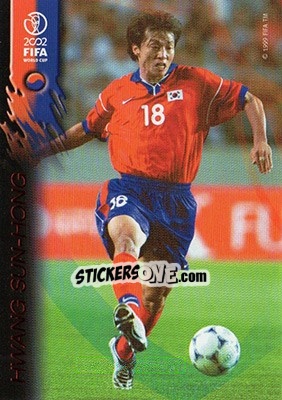 Sticker Hwang Sun-Hong - FIFA World Cup Korea/Japan 2002 Opening Series - Panini