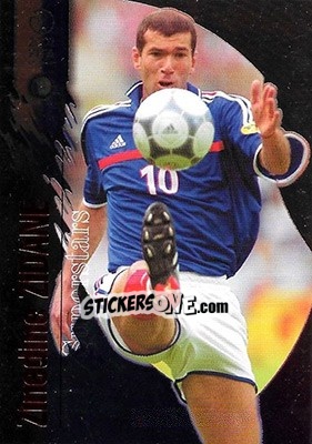 Sticker Zinedine Zidane - FIFA World Cup Korea/Japan 2002 Opening Series - Panini