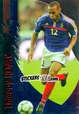 Sticker Thierry Henry - FIFA World Cup Korea/Japan 2002 Opening Series - Panini