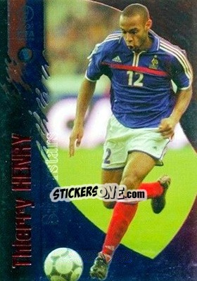 Sticker Thierry Henry - FIFA World Cup Korea/Japan 2002 Opening Series n. 123 - Panini