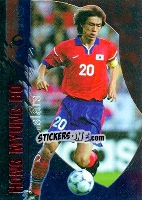 Sticker Hong Myung-Bo - FIFA World Cup Korea/Japan 2002 Opening Series - Panini
