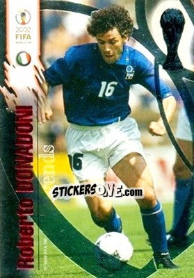 Sticker Roberto Donadoni - FIFA World Cup Korea/Japan 2002 Opening Series - Panini