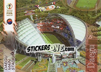 Sticker Daegu - FIFA World Cup Korea/Japan 2002 Opening Series - Panini
