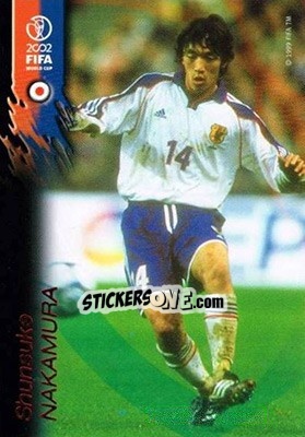 Sticker Shunsuke Nakamura - FIFA World Cup Korea/Japan 2002 Opening Series n. 38 - Panini