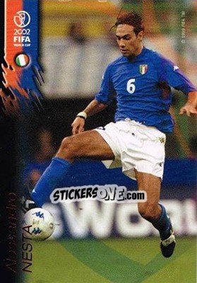 Figurina Alessandro Nesta - FIFA World Cup Korea/Japan 2002 Opening Series - Panini
