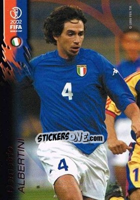 Figurina Demetrio Albertini - FIFA World Cup Korea/Japan 2002 Opening Series - Panini