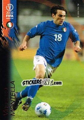 Cromo Vincenzo Montella - FIFA World Cup Korea/Japan 2002 Opening Series - Panini