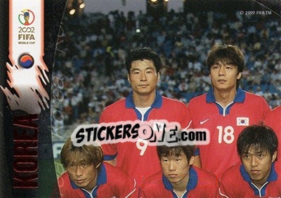 Cromo Team photo - FIFA World Cup Korea/Japan 2002 Opening Series - Panini