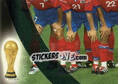 Figurina Team photo - FIFA World Cup Korea/Japan 2002 Opening Series - Panini