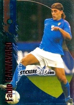 Sticker Fabio Cannavaro - FIFA World Cup Korea/Japan 2002 Opening Series - Panini