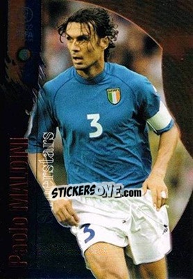 Sticker Paolo Maldini - FIFA World Cup Korea/Japan 2002 Opening Series - Panini