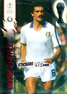 Cromo Claudio Gentile - FIFA World Cup Korea/Japan 2002 Opening Series - Panini