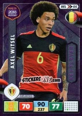 Figurina Axel Witsel - Road to 2018 FIFA World Cup Russia. Adrenalyn XL - Panini