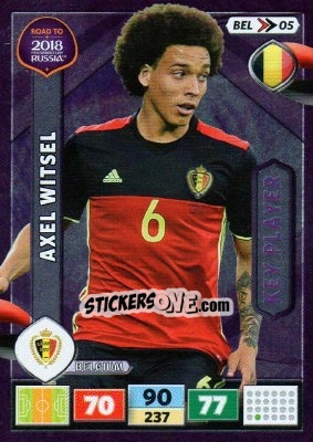 Sticker Axel Witsel - Road to 2018 FIFA World Cup Russia. Adrenalyn XL n. BEL05 - Panini