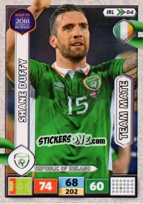 Figurina Shane Duffy - Road to 2018 FIFA World Cup Russia. Adrenalyn XL - Panini