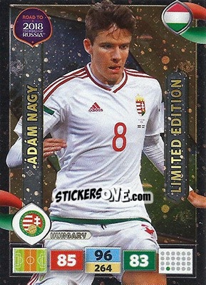 Sticker Ádám Nagy - Road to 2018 FIFA World Cup Russia. Adrenalyn XL n. LE-AN - Panini