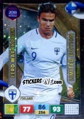 Sticker Eero Markkanen - Road to 2018 FIFA World Cup Russia. Adrenalyn XL n. LE-EM - Panini