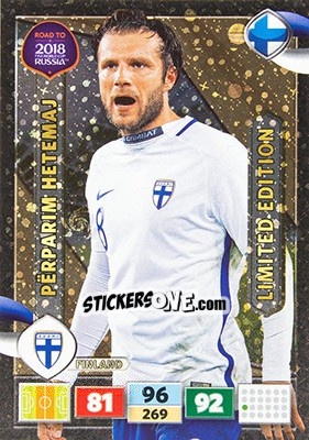 Sticker Përparim Hetemaj - Road to 2018 FIFA World Cup Russia. Adrenalyn XL n. LE-PH - Panini