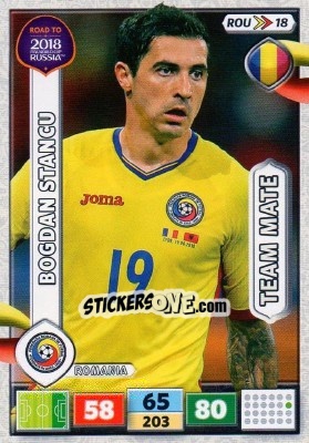 Sticker Bogdan Stancu - Road to 2018 FIFA World Cup Russia. Adrenalyn XL n. ROU18 - Panini