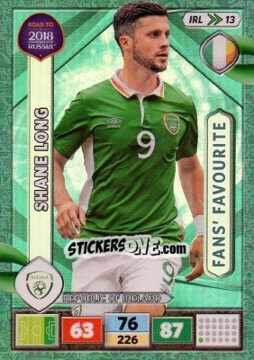 Sticker Shane Long - Road to 2018 FIFA World Cup Russia. Adrenalyn XL - Panini