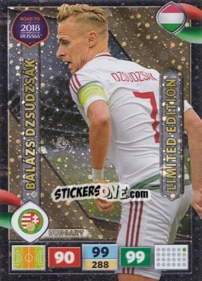 Sticker Balázs Dzsudzsák - Road to 2018 FIFA World Cup Russia. Adrenalyn XL n. LE-BD - Panini