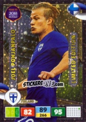 Sticker Joel Pohjanpalo - Road to 2018 FIFA World Cup Russia. Adrenalyn XL n. LE-JP - Panini