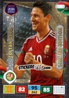 Cromo Zoltán Gera - Road to 2018 FIFA World Cup Russia. Adrenalyn XL - Panini