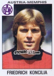 Cromo Friedrich Koncilia - Österreichische Fußball-Bundesliga 1984-1985 - Panini