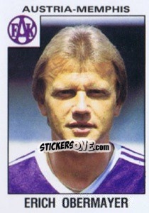 Cromo Erich Obermayer - Österreichische Fußball-Bundesliga 1984-1985 - Panini
