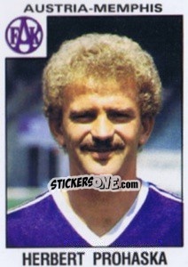 Sticker Herbert Prohaska - Österreichische Fußball-Bundesliga 1984-1985 n. 8 - Panini
