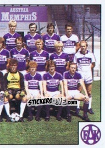 Sticker Mannschaft (puzzle 2) - Österreichische Fußball-Bundesliga 1984-1985 n. 11 - Panini