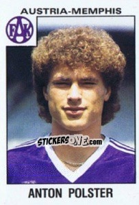 Sticker Anton Polster - Österreichische Fußball-Bundesliga 1984-1985 - Panini