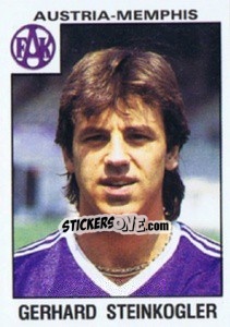 Sticker Gerhard Steinkogler - Österreichische Fußball-Bundesliga 1984-1985 - Panini