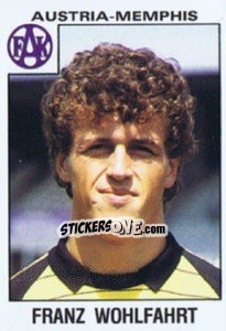 Sticker Franz Wohlfahrt - Österreichische Fußball-Bundesliga 1984-1985 n. 16 - Panini
