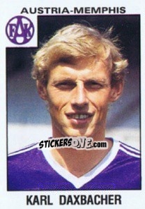 Sticker Karl Daxbacher - Österreichische Fußball-Bundesliga 1984-1985 n. 17 - Panini