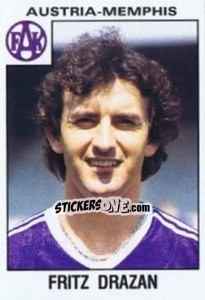 Sticker Fritz Drazan - Österreichische Fußball-Bundesliga 1984-1985 - Panini