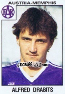 Figurina Alfred Drabits - Österreichische Fußball-Bundesliga 1984-1985 n. 19 - Panini
