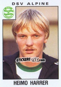 Cromo Heimo Harrer - Österreichische Fußball-Bundesliga 1984-1985 - Panini