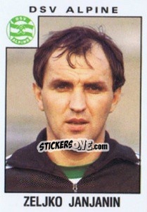 Sticker Zeljko Janjanin - Österreichische Fußball-Bundesliga 1984-1985 - Panini