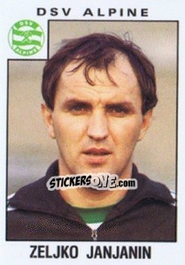 Sticker Zeljko Janjanin - Österreichische Fußball-Bundesliga 1984-1985 n. 28 - Panini