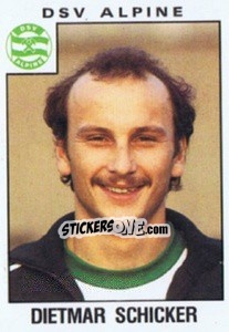 Cromo Dietmar Schicker - Österreichische Fußball-Bundesliga 1984-1985 - Panini