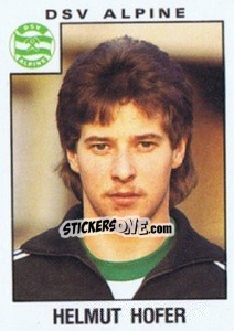 Cromo Helmut Hofer - Österreichische Fußball-Bundesliga 1984-1985 - Panini