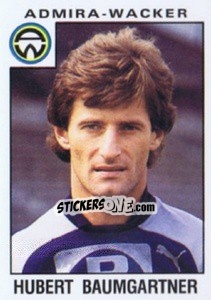 Cromo Hubert Baumgartner - Österreichische Fußball-Bundesliga 1984-1985 - Panini