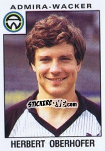 Sticker Herbert Oberhofer - Österreichische Fußball-Bundesliga 1984-1985 - Panini