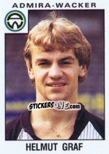 Sticker Helmut Graf - Österreichische Fußball-Bundesliga 1984-1985 - Panini