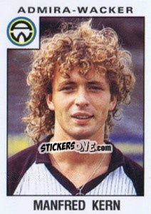 Sticker Manfred Kern - Österreichische Fußball-Bundesliga 1984-1985 - Panini