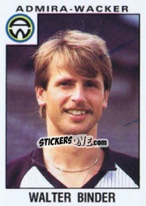 Figurina Walter Binder - Österreichische Fußball-Bundesliga 1984-1985 n. 47 - Panini
